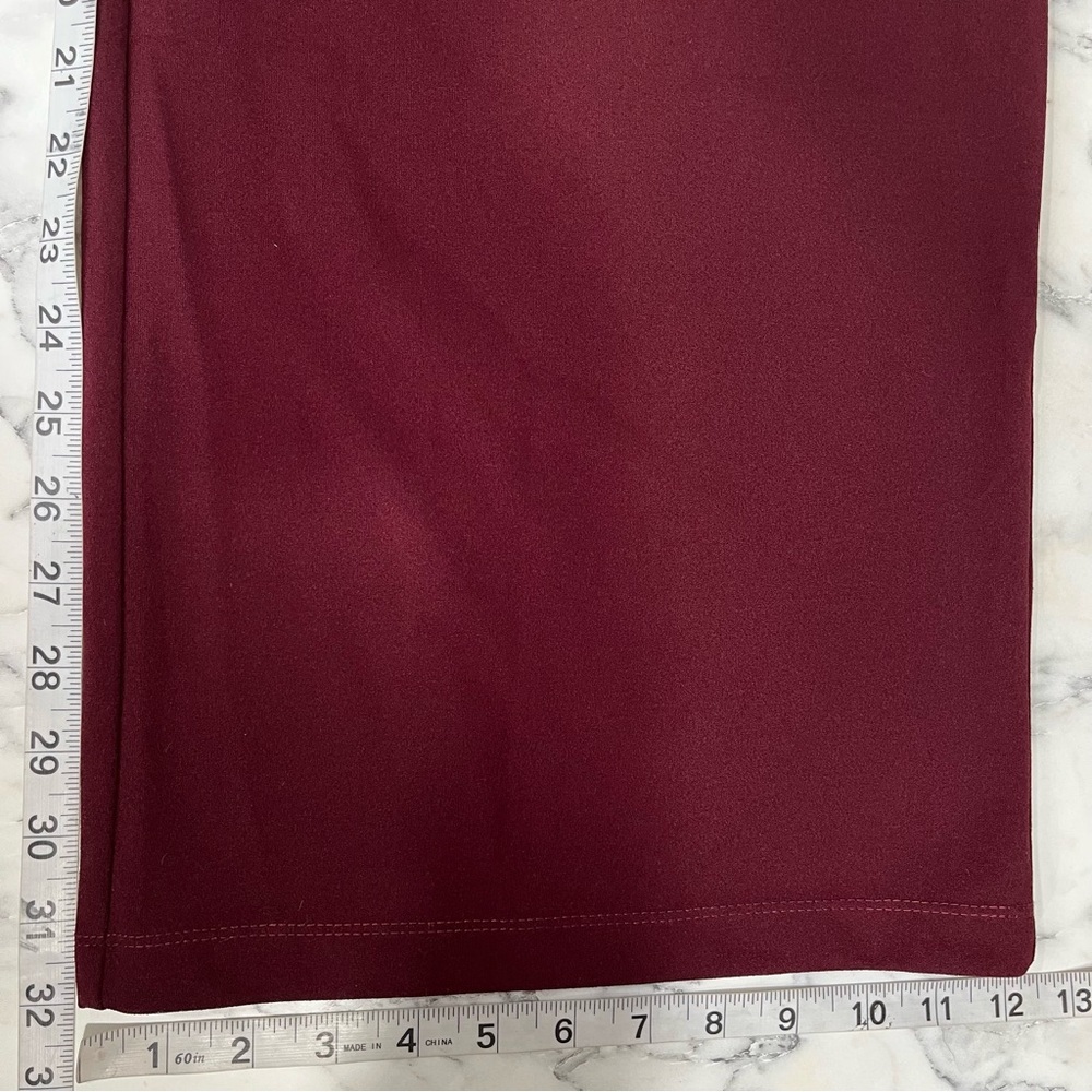 LULU’S Something To Behold Burgundy Jumpsuit Open Back Woman’s Size Medium NWT - Picture 12 of 15